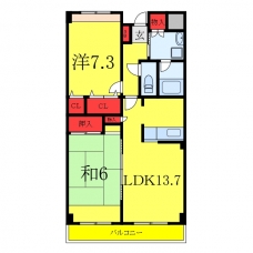 TK加藤ビルフレージェの間取り図
