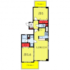 セザール志村小豆沢ガーデンの間取り図