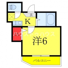カトルセゾンの間取り図