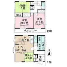 安行慈林戸建の間取り図