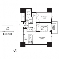 コンフォリア大宮の間取り図