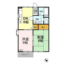 イーストベルヴィの間取り図