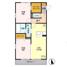 サニーウエルの間取り図