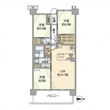 シティハウス志村坂上の間取り図
