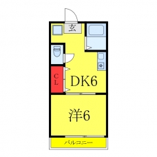 コーポあすかの間取り図