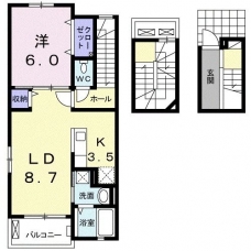 グランツブリーゼの間取り図
