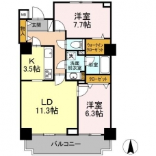 アコール北千住の間取り図
