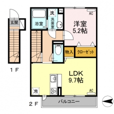 オネット光が丘　Bの間取り図