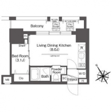 BluRock後楽園の間取り図