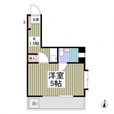 清水ハイツの間取り図