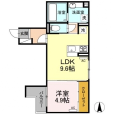 ライズィングの間取り図