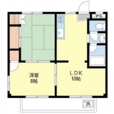 コーポ鈴峰の間取り図