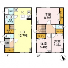 カサ・メロコトン/カサ・ドゥラス　カサ・メロコトンの間取り図