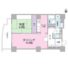 文京グリーンコートビュータワー本駒込の間取り図