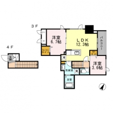 セルティスコートの間取り図