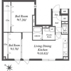 ＳＯＬＡＳＩＡ　ｒｅｓｉｄｅｎｃｅ南大塚の間取り図