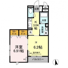 セジュール西台２の間取り図