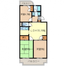 サニーサイドの間取り図