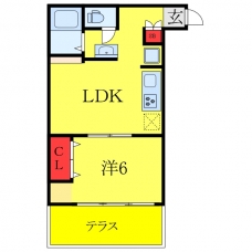 第２グリーンハイツの間取り図