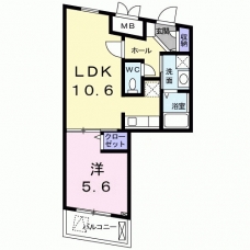カーサ　Ｔ．Ｍの間取り図
