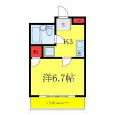 亀戸AKビルの間取り図