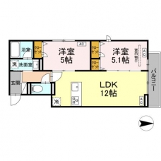 セレスティア西新井Ⅱの間取り図