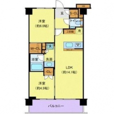 ジェノヴィア赤羽の間取り図