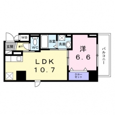スアヴィス鳩ヶ谷の間取り図