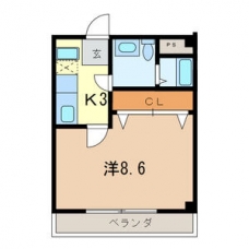 フローレス10番館の間取り図