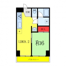 セントラルクレオの間取り図