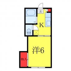 ハイツトラスティ第二の間取り図