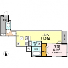 コリーヌ オ フルールの間取り図