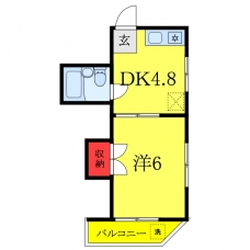 CMハイムの間取り図