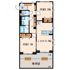 クレイン西日暮里の間取り図
