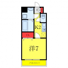 東川口弥生マンションの間取り図