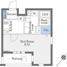ＬａＤｏｕｃｅｕｒ巣鴨Ｅａｓｔの間取り図
