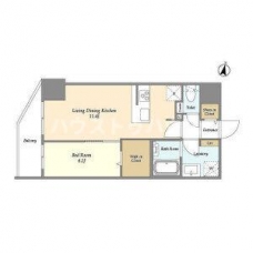 HF北千住レジデンスの間取り図