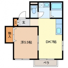 カーサ・フォルテ蕨の間取り図