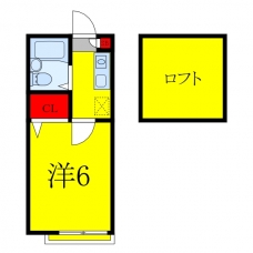 日好コーポの間取り図