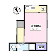 サカエハウスＡ棟の間取り図