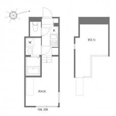 ハーモニーテラス上中里の間取り図