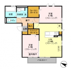 クレセールの間取り図