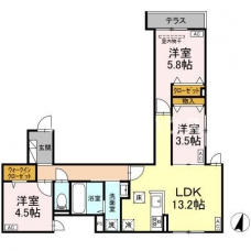 グラナーデ興野の間取り図
