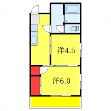 コーポハルヤマの間取り図