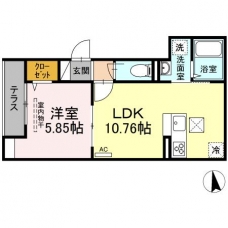 ラリュール高島平の間取り図