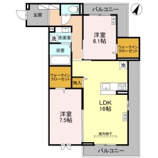 センカⅢの間取り図