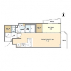 ＡＲＫＭＡＲＫ練馬の間取り図
