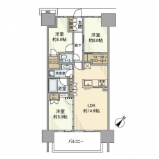 ＳＨＩＮＴＯ　ＣＩＴＹ　Ｆ棟の間取り図