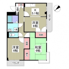 サウスコートエルの間取り図
