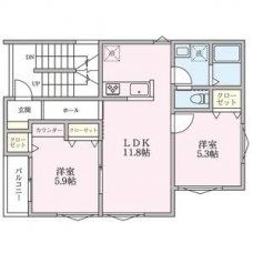 Casa FUKUYAの間取り図